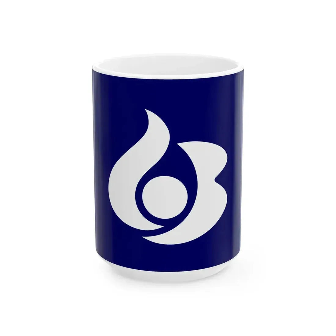 Flag of Shirosato Ibaraki (Japan) White Coffee Mug 15oz - Go Mug Yourself