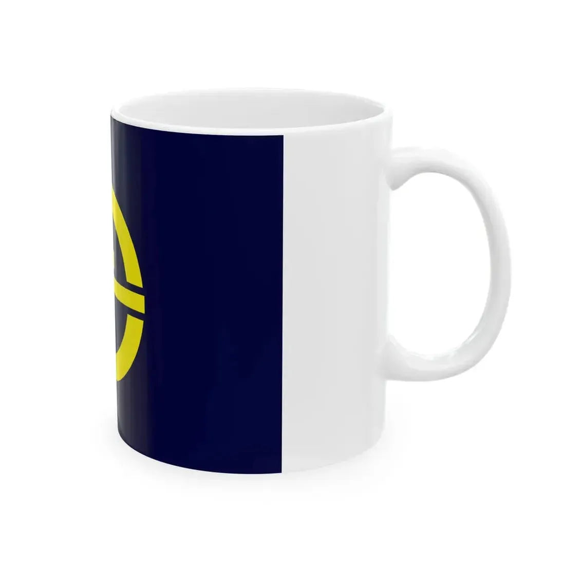 Flag of Shishikui Tokushima 1976-2006 (Japan) White Coffee Mug - Go Mug Yourself