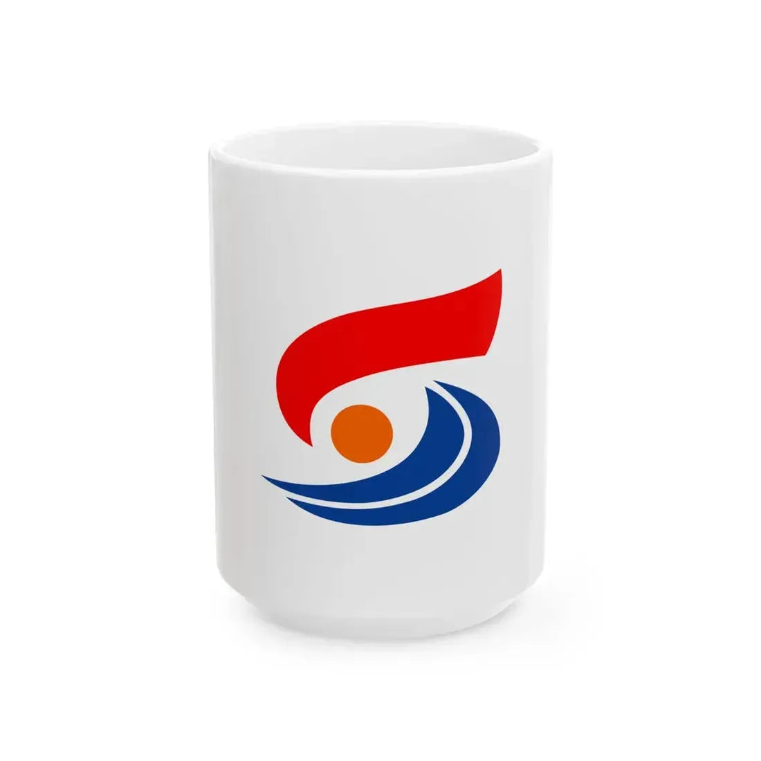 Flag of Shitara Aichi (Japan) White Coffee Mug 15oz - Go Mug Yourself