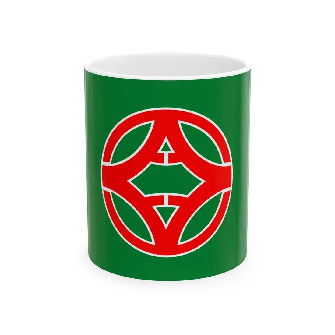 Flag of Shizunai Hokkaido 1950-2006 (Japan) White Coffee Mug 11oz - Go Mug Yourself
