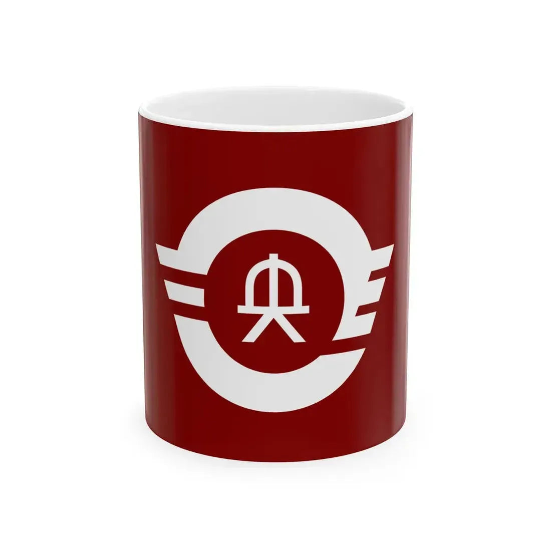 Flag of Shoo Okayama (Japan) White Coffee Mug 11oz - Go Mug Yourself