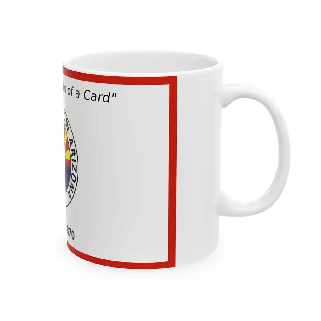 Flag of Show Low Arizona (United States) White Coffee Mug - Go Mug Yourself
