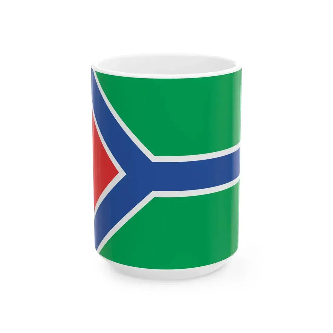 Flag of Shuakhevi Municipality (Georgia) White Coffee Mug 15oz - Go Mug Yourself