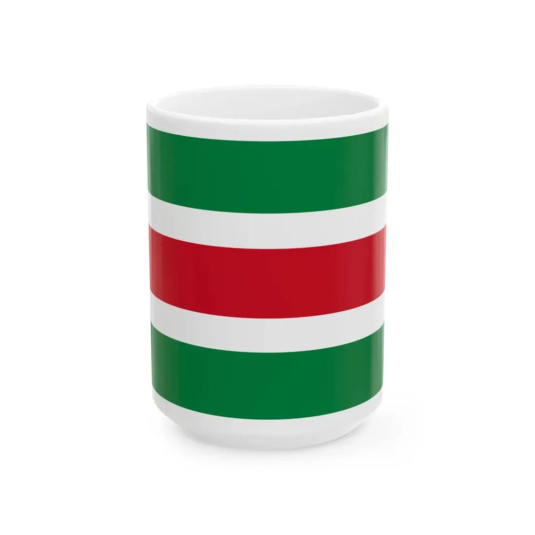 Flag of Shushufindi (Ecuador) White Coffee Mug 15oz - Go Mug Yourself