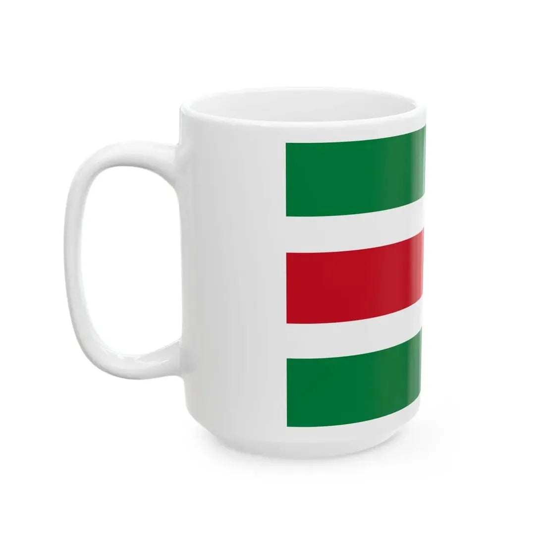 Flag of Shushufindi (Ecuador) White Coffee Mug - Go Mug Yourself