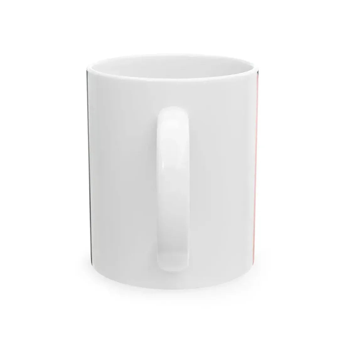 Flag of Sicily pink and black (Italy) White Coffee Mug - Go Mug Yourself