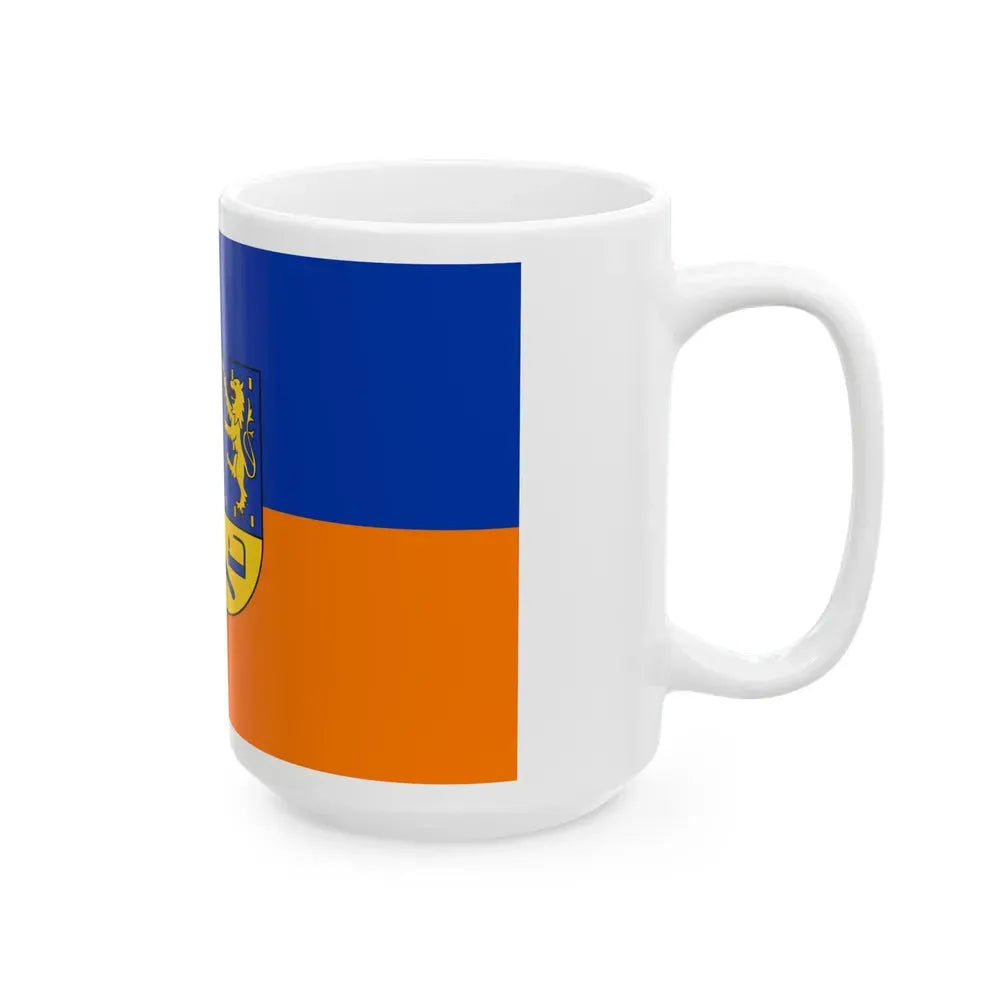 Flag of Siegen Wittgenstein Germany - White Coffee Mug - Go Mug Yourself