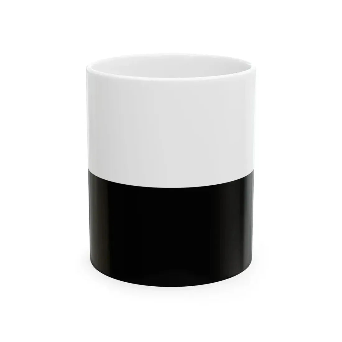 Flag of Siena (Italy) White Coffee Mug 11oz - Go Mug Yourself