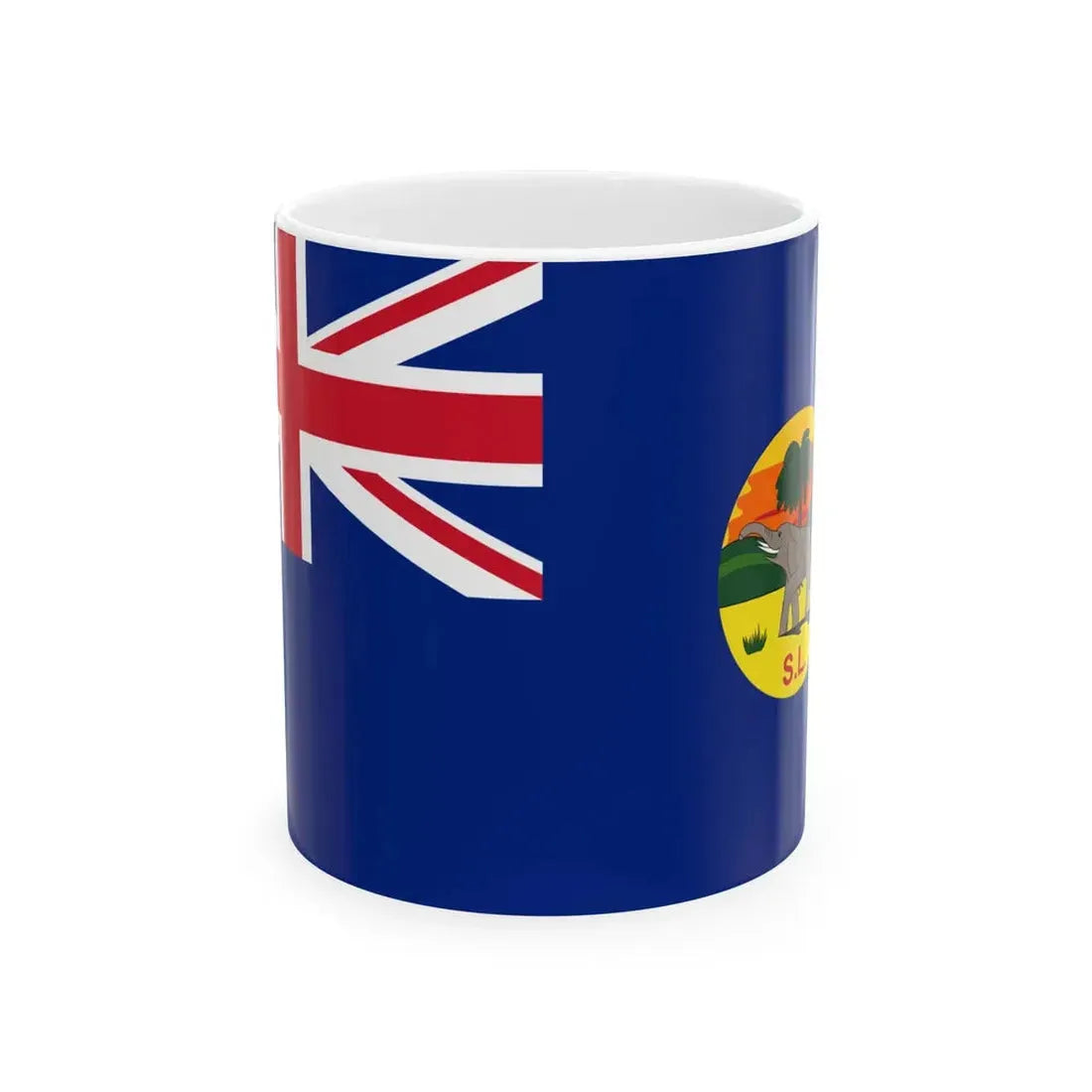 Flag of Sierra Leone 1889-1916 (Sierra Leone) White Coffee Mug 11oz - Go Mug Yourself