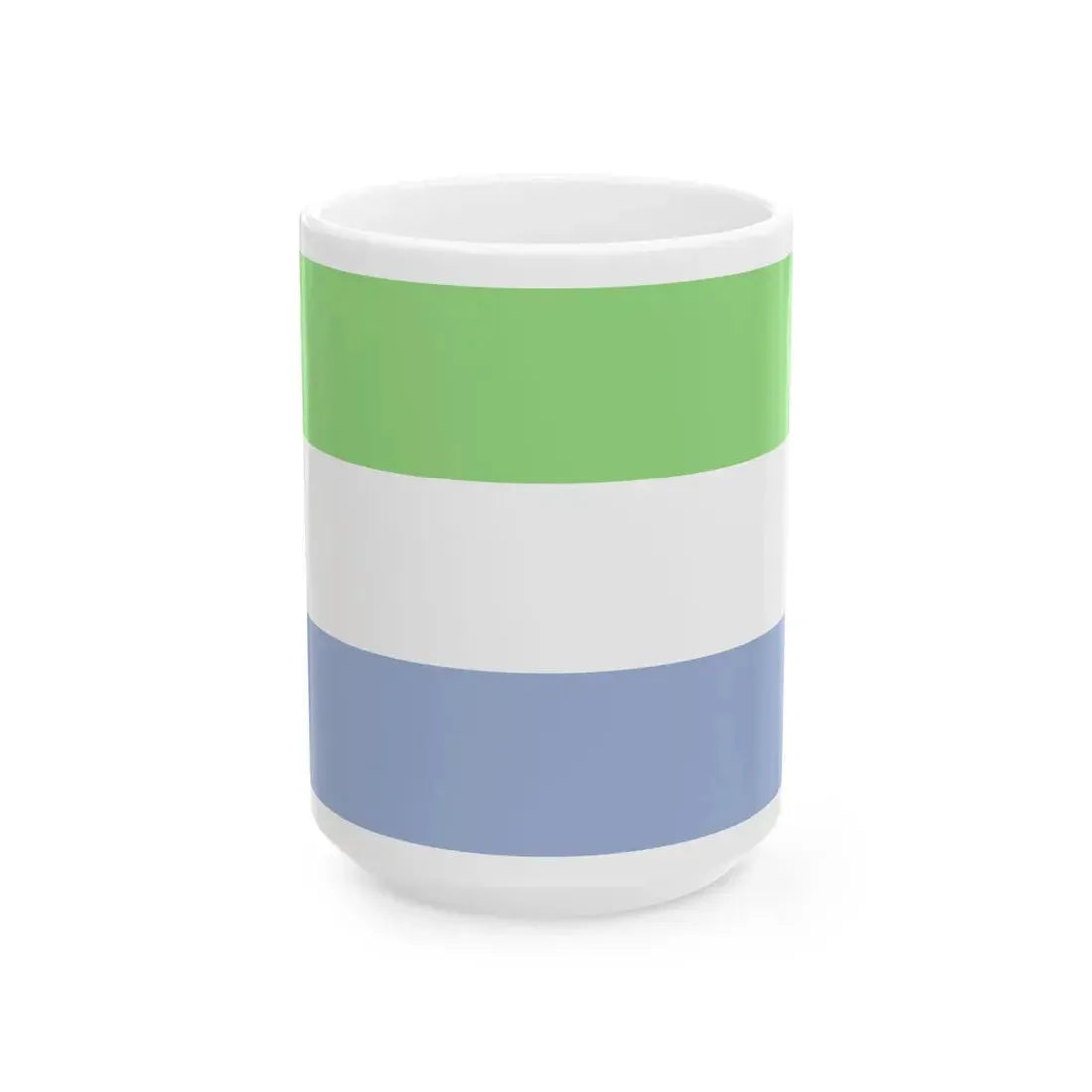 Flag of Sierra Leone WFB 2000 (Sierra Leone) White Coffee Mug 15oz - Go Mug Yourself