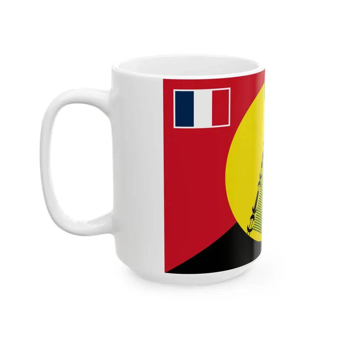 Flag of Sigave (France) White Coffee Mug - Go Mug Yourself