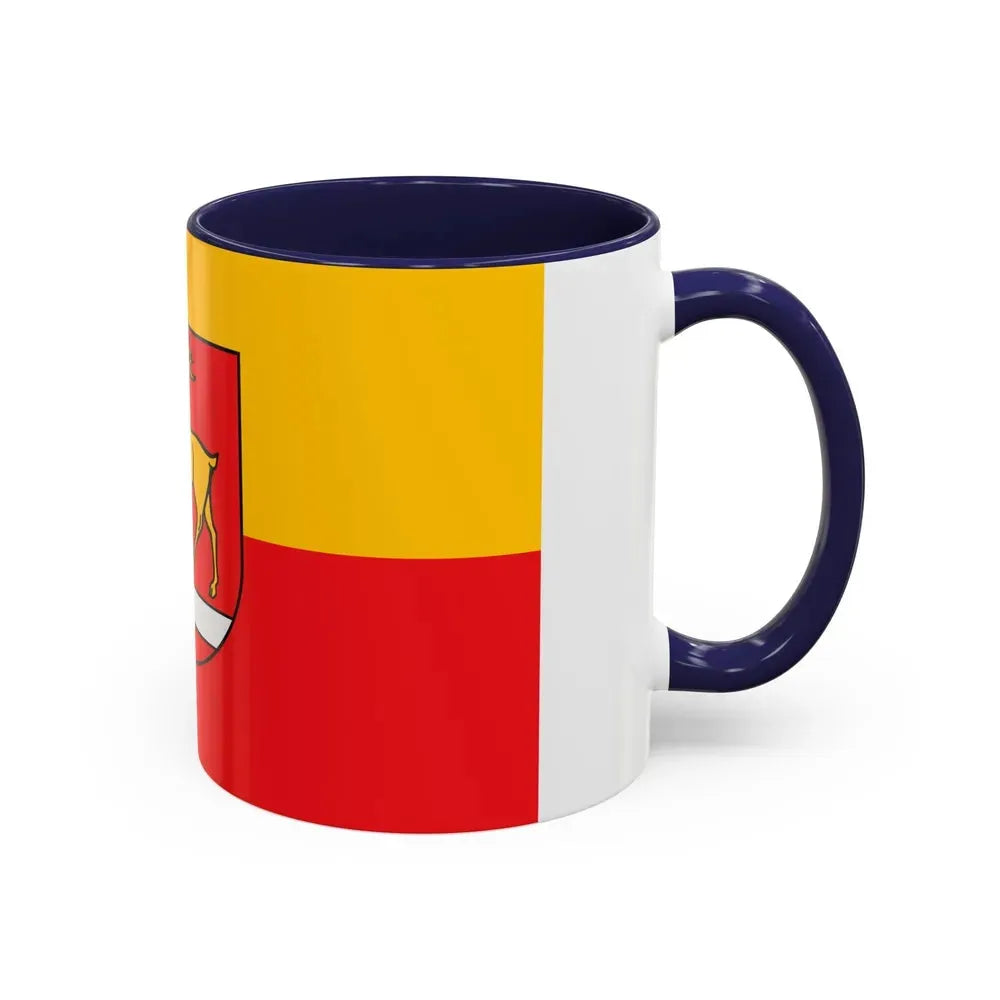 Flag of Sigmaringen Germany - Accent Coffee Mug - Go Mug Yourself