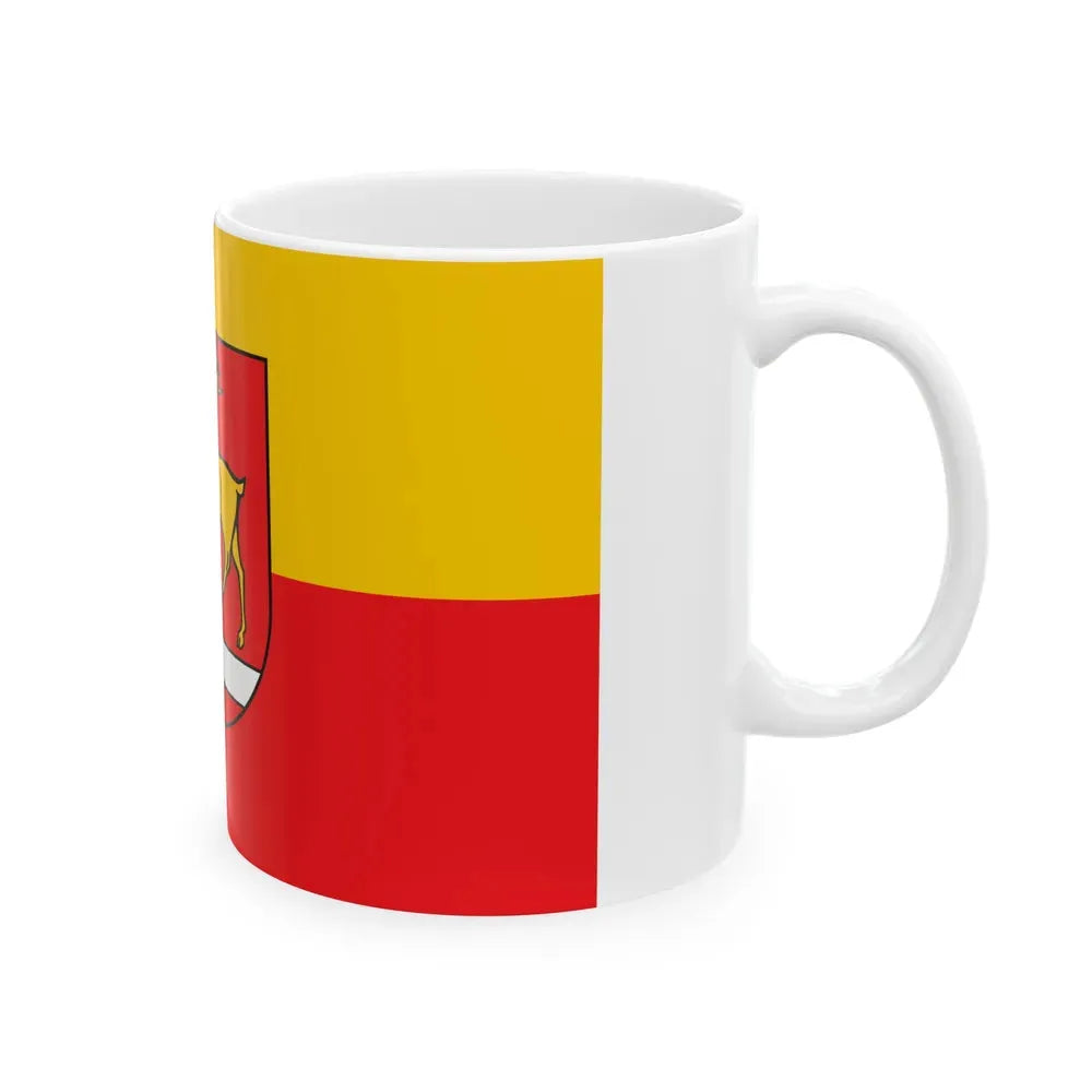 Flag of Sigmaringen Germany - White Coffee Mug - Go Mug Yourself