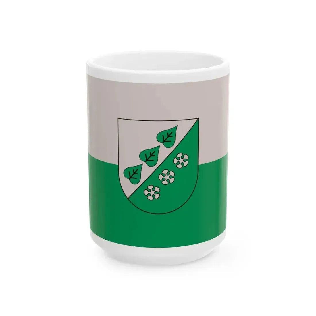 Flag of Sigulda (Latvia) White Coffee Mug 15oz - Go Mug Yourself