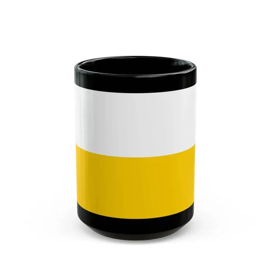 Flag of Silesia Germany - Black Coffee Mug 15oz - Go Mug Yourself