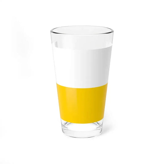 Flag of Silesia Germany - Pint Glass 16oz 16oz - Go Mug Yourself