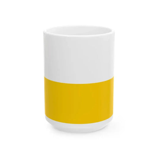 Flag of Silesia Germany - White Coffee Mug 15oz - Go Mug Yourself