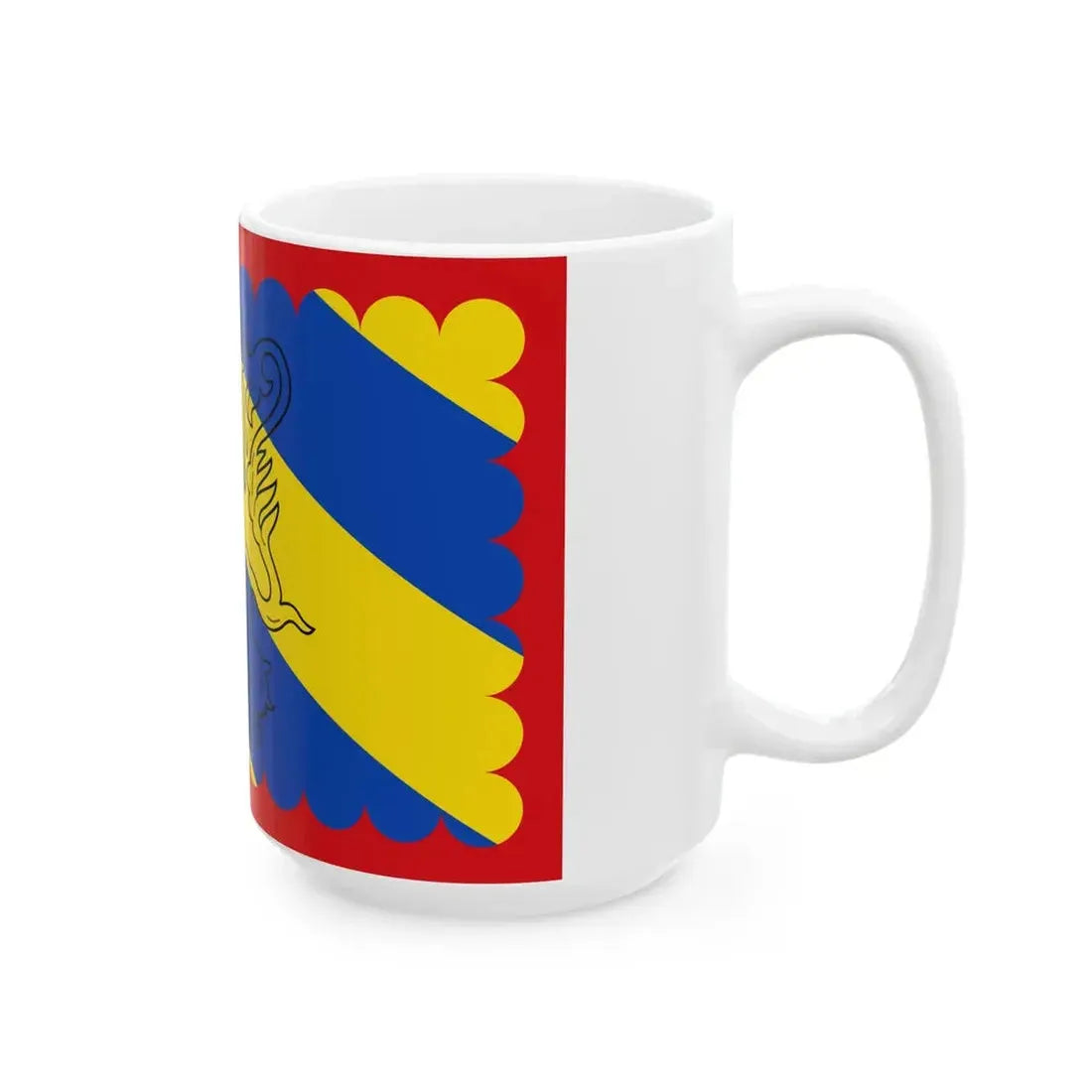 Flag of Silly (Belgium) White Coffee Mug - Go Mug Yourself