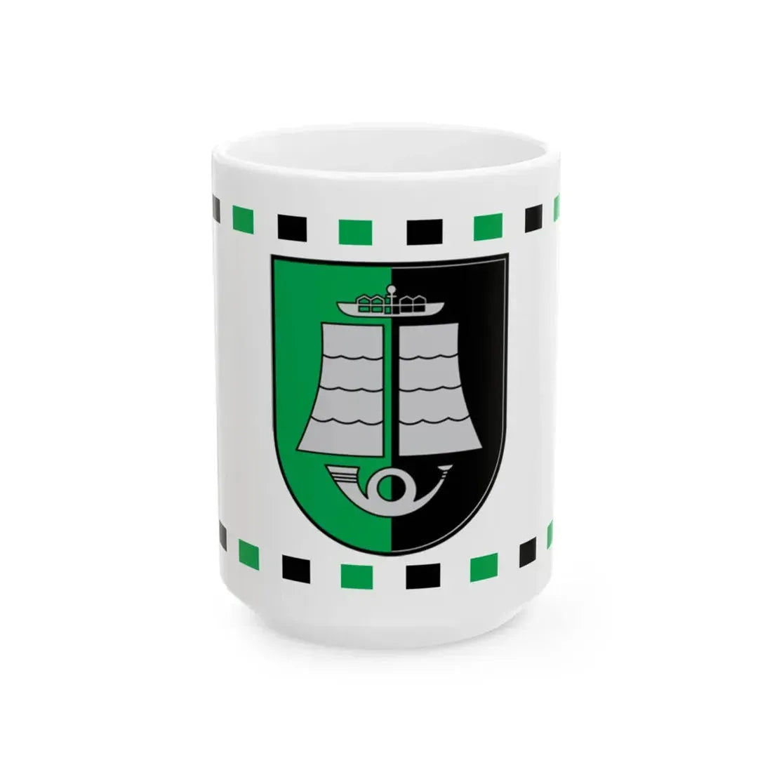 Flag of Silute (Lithuania) White Coffee Mug 15oz - Go Mug Yourself