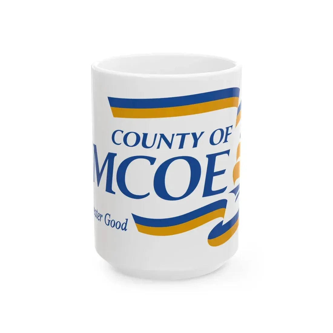 Flag of Simcoe County Ontario (Canada) White Coffee Mug 15oz - Go Mug Yourself