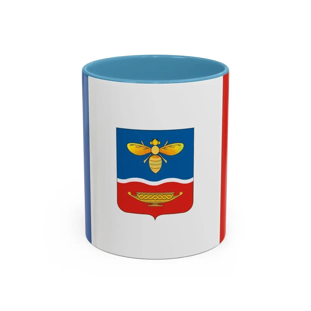 Flag of Simferopol Ukraine - Accent Coffee Mug 11oz Light Blue - Go Mug Yourself
