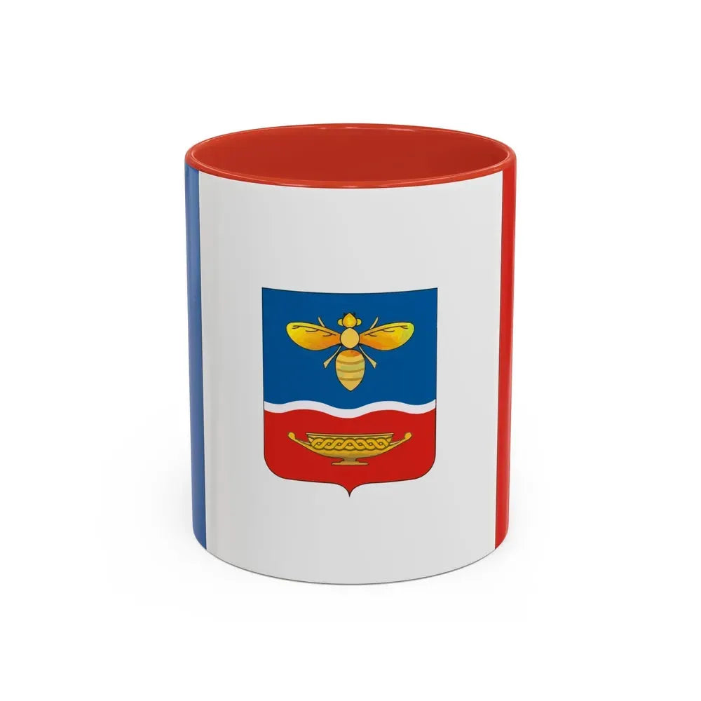 Flag of Simferopol Ukraine - Accent Coffee Mug 11oz Red - Go Mug Yourself