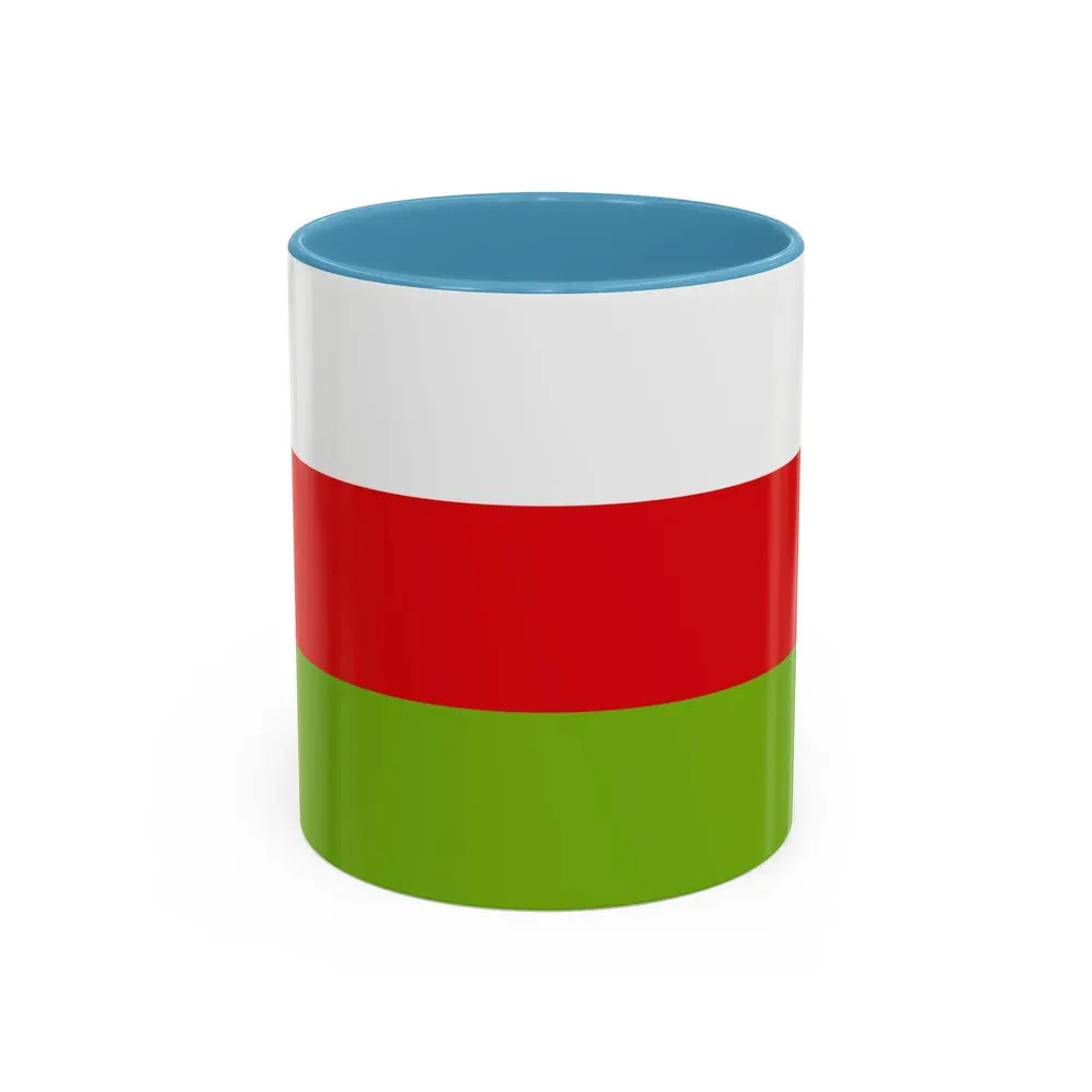Flag of Sincelejo Colombia - Accent Coffee Mug 11oz Light Blue - Go Mug Yourself