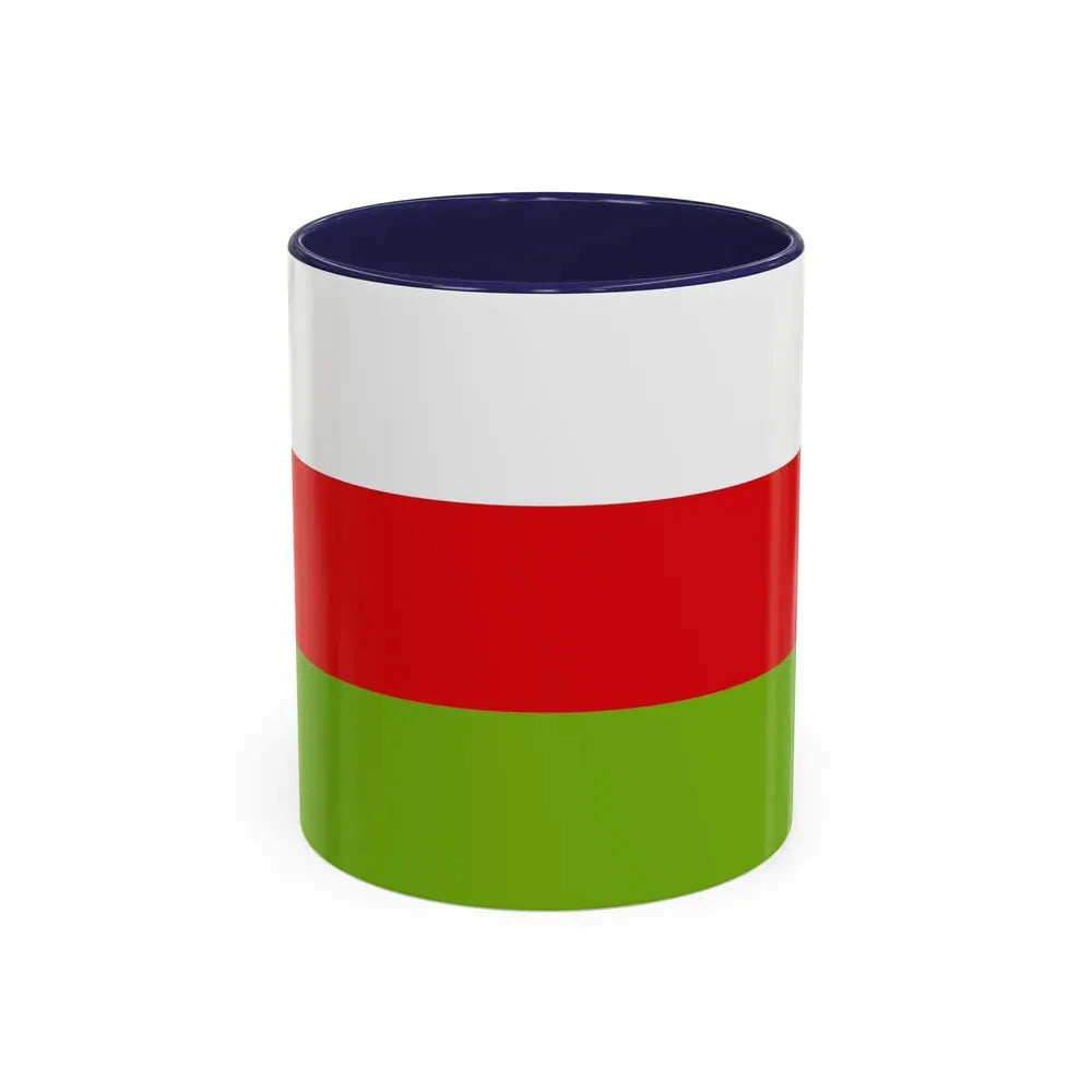 Flag of Sincelejo Colombia - Accent Coffee Mug 11oz Navy - Go Mug Yourself