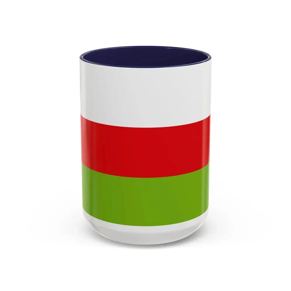 Flag of Sincelejo Colombia - Accent Coffee Mug 15oz Navy - Go Mug Yourself