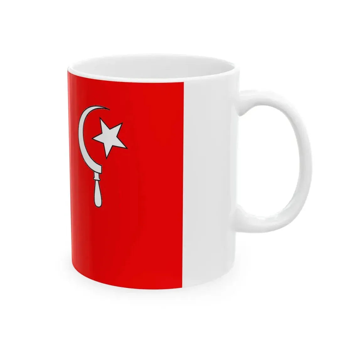 Flag of Sindh Hari Committee (Pakistan) White Coffee Mug - Go Mug Yourself