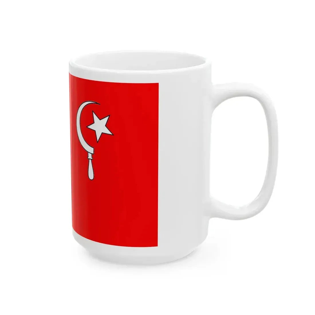 Flag of Sindh Hari Committee (Pakistan) White Coffee Mug - Go Mug Yourself