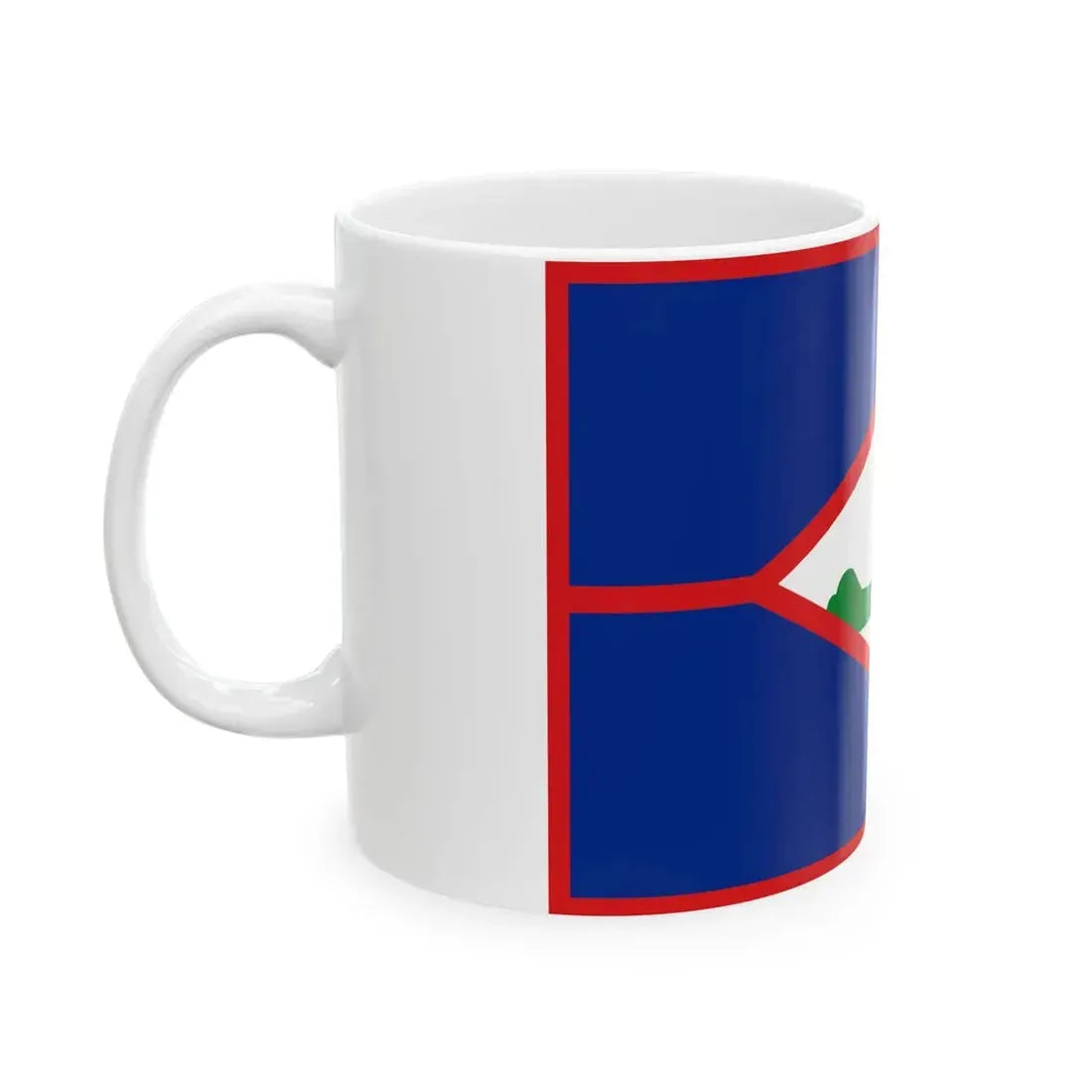 Flag of Sint Eustatius (Netherlands) White Coffee Mug - Go Mug Yourself