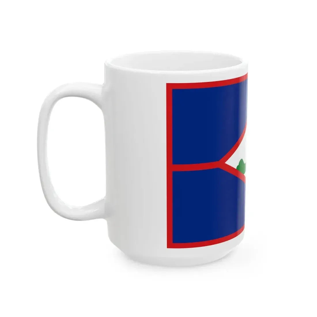 Flag of Sint Eustatius (Netherlands) White Coffee Mug - Go Mug Yourself