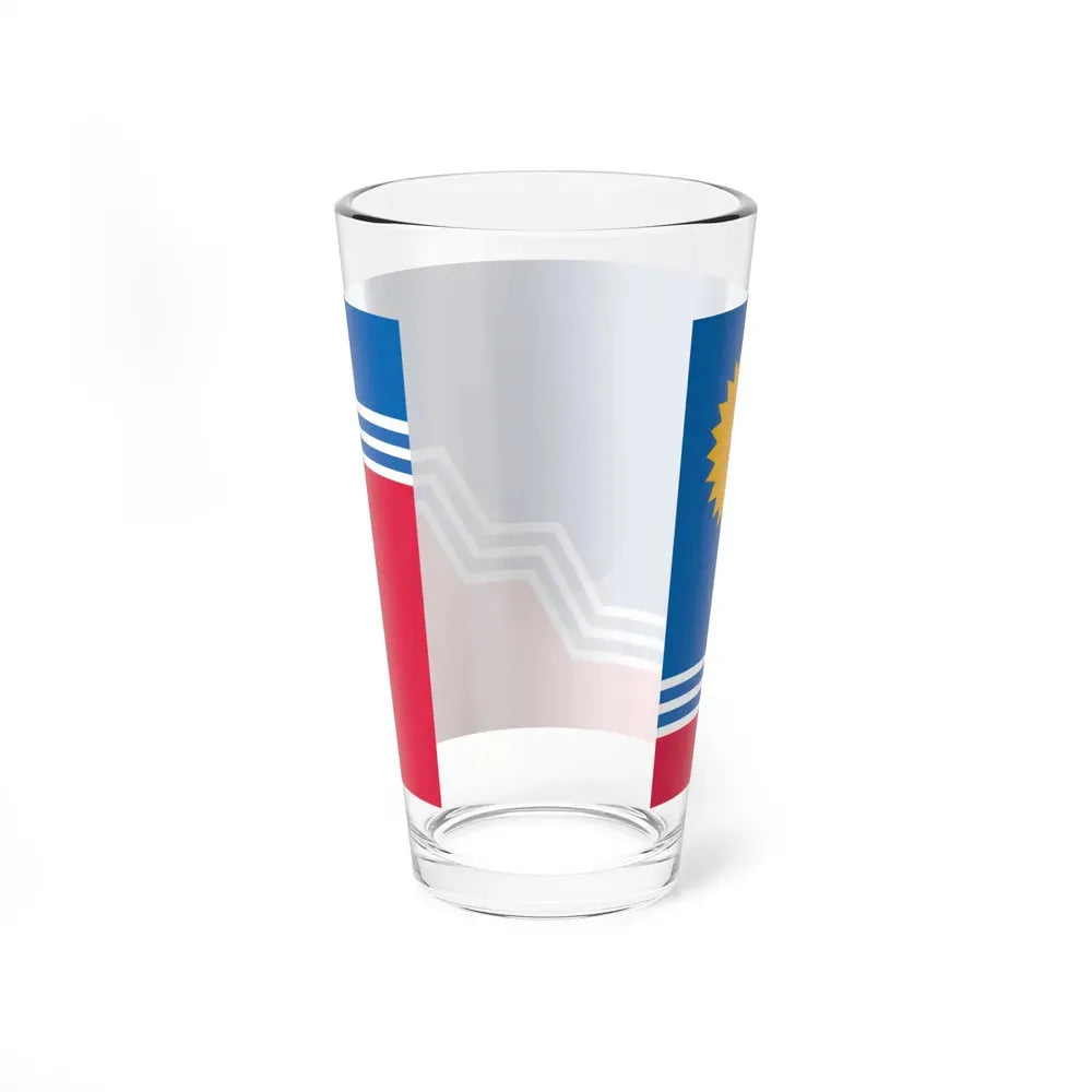 Flag of Sioux Falls, South Dakota - Pint Glass 16oz - Go Mug Yourself