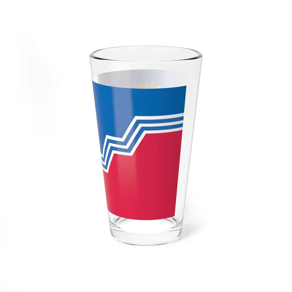 Flag of Sioux Falls, South Dakota - Pint Glass 16oz - Go Mug Yourself