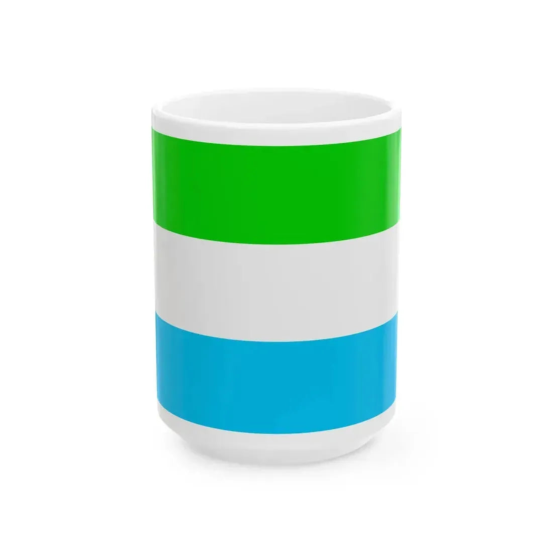Flag of Sitabamba Peru (Peru) White Coffee Mug 15oz - Go Mug Yourself