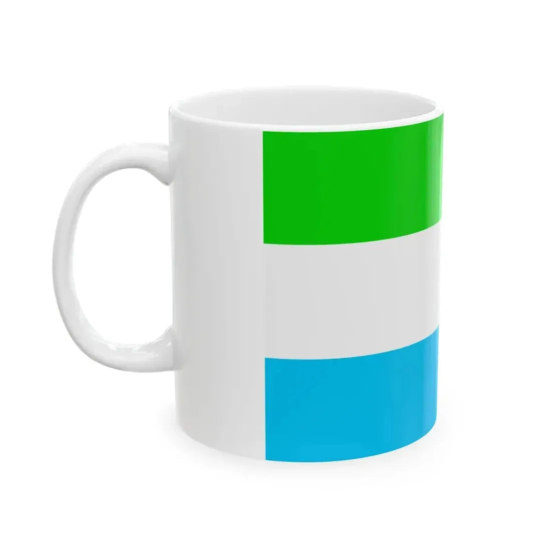 Flag of Sitabamba Peru (Peru) White Coffee Mug - Go Mug Yourself
