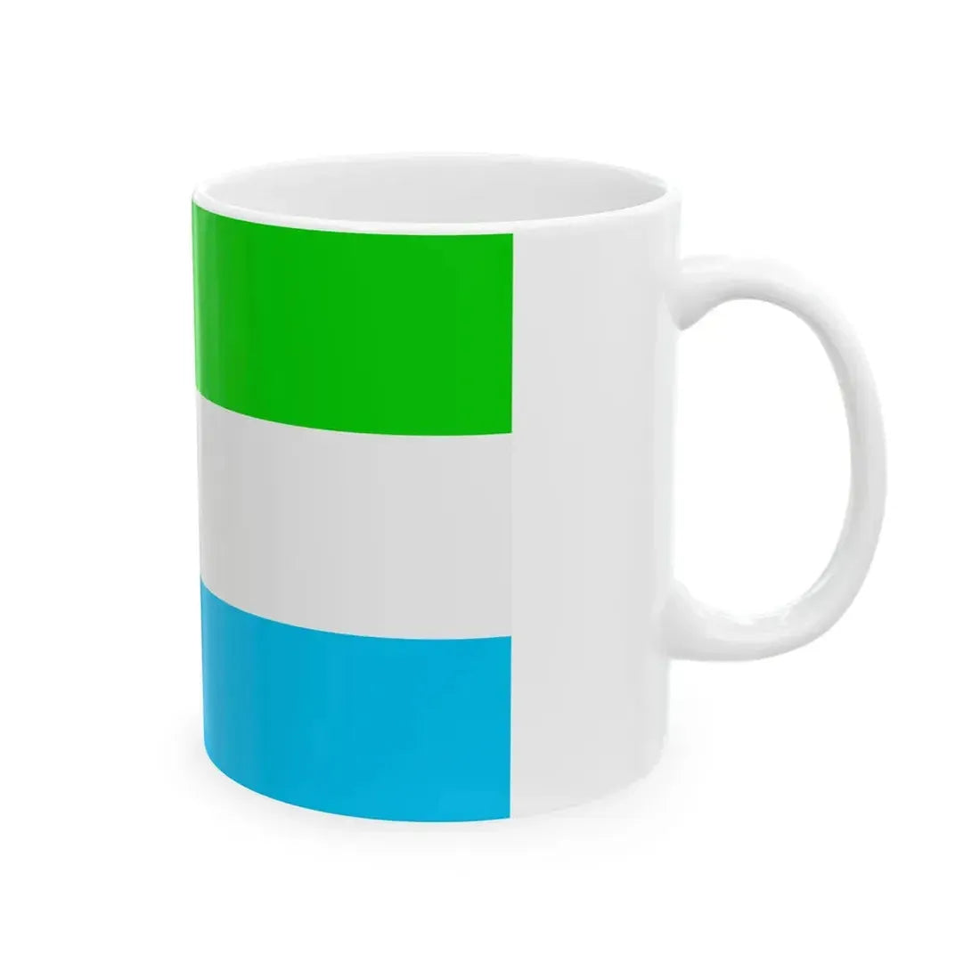 Flag of Sitabamba Peru (Peru) White Coffee Mug - Go Mug Yourself