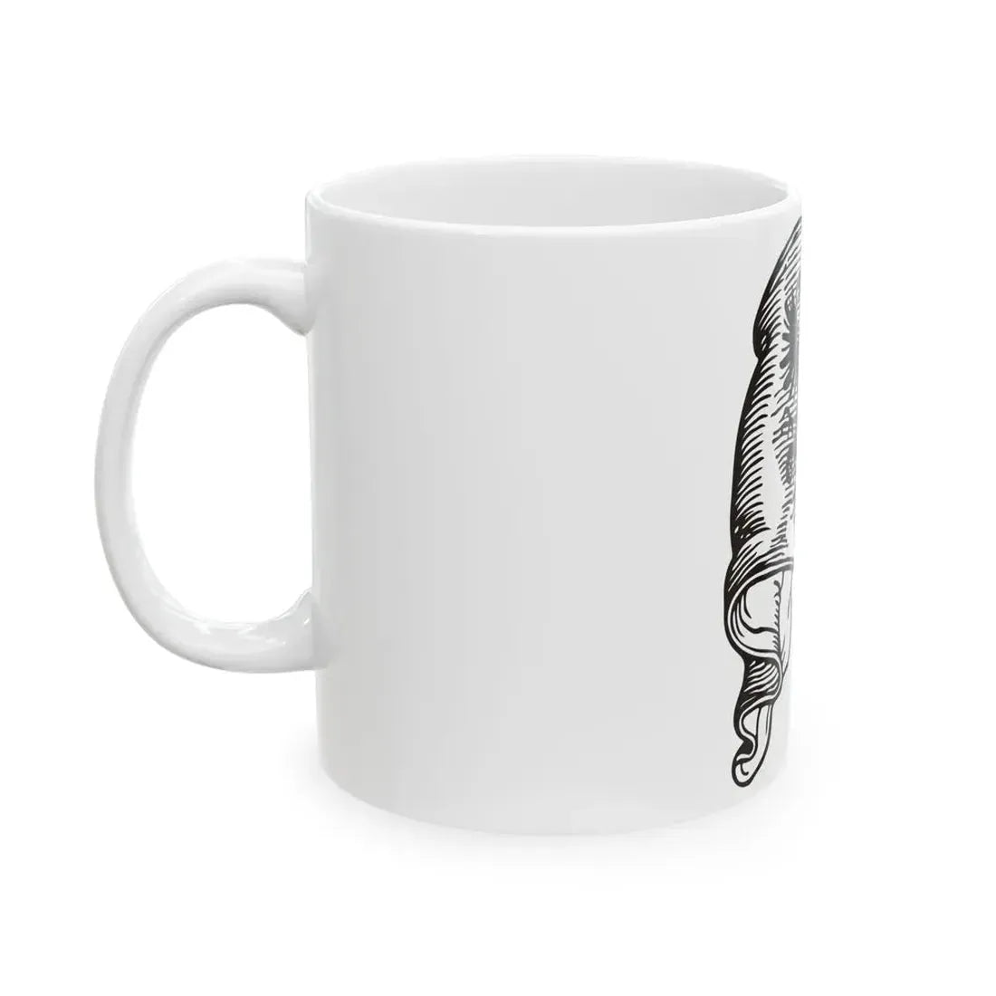 Flag of Skanderbeg by Hieronymus Henninges 1598 (Albania) White Coffee Mug - Go Mug Yourself