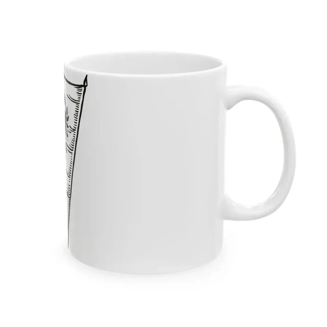 Flag of Skanderbeg by Hieronymus Henninges 1598 (Albania) White Coffee Mug - Go Mug Yourself