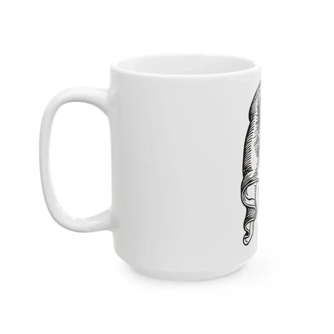 Flag of Skanderbeg by Hieronymus Henninges 1598 (Albania) White Coffee Mug - Go Mug Yourself