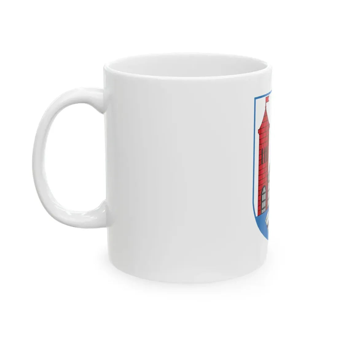 Flag of Skidal Belarus (Belarus) White Coffee Mug - Go Mug Yourself