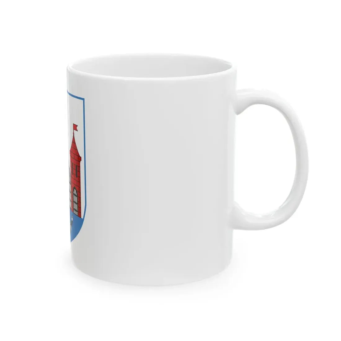 Flag of Skidal Belarus (Belarus) White Coffee Mug - Go Mug Yourself