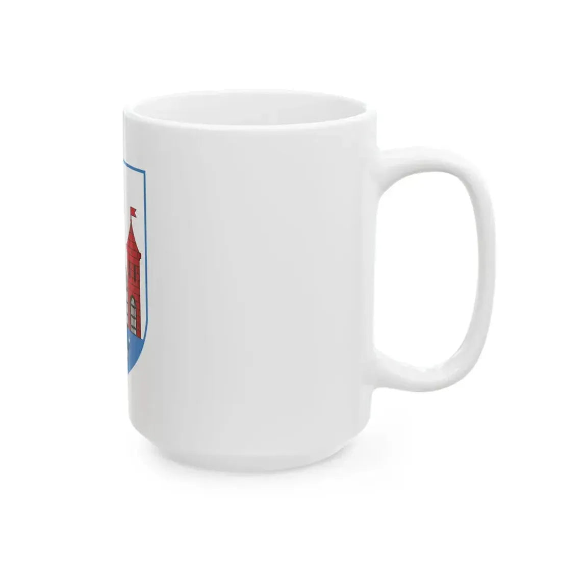 Flag of Skidal Belarus (Belarus) White Coffee Mug - Go Mug Yourself