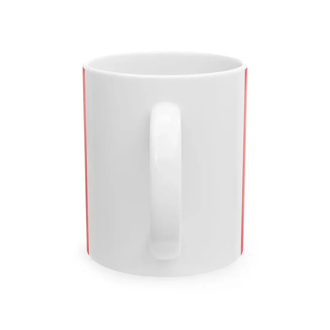 Flag of Skopje North Macedonia Rectangular (North Macedonia) White Coffee Mug - Go Mug Yourself