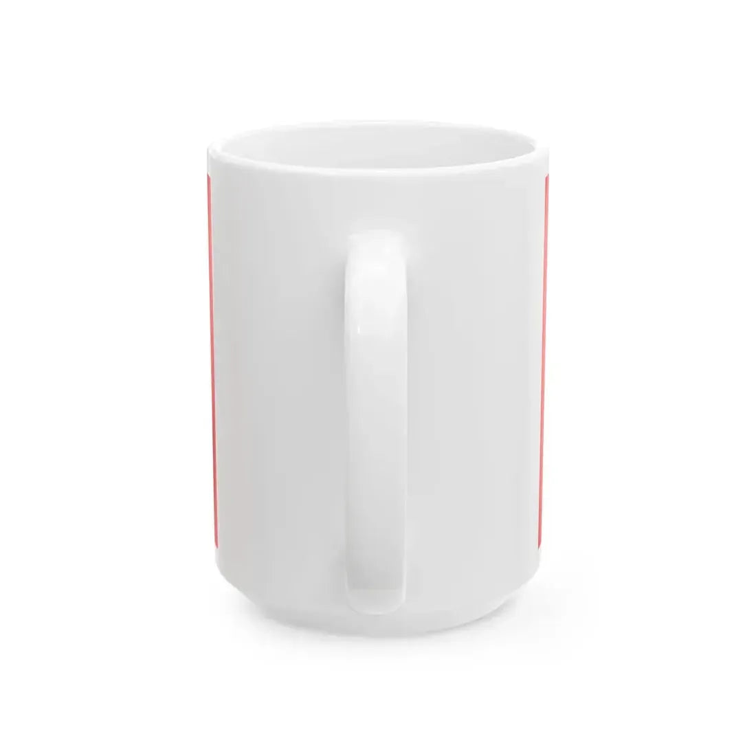 Flag of Skopje North Macedonia Rectangular (North Macedonia) White Coffee Mug - Go Mug Yourself