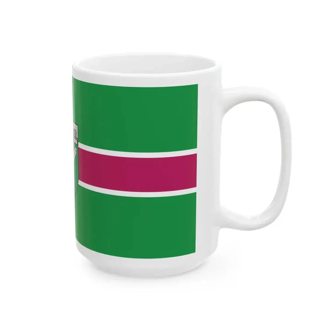 Flag of Skrunda (Latvia) White Coffee Mug - Go Mug Yourself