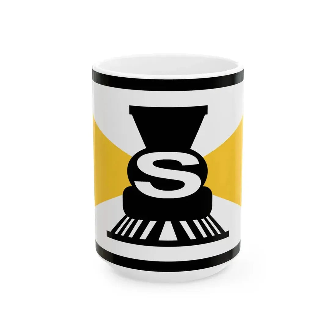 Flag of Slater Iowa (United States) White Coffee Mug 15oz - Go Mug Yourself