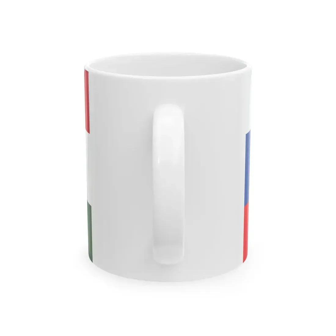 Flag of Slovakia and Hungary (Hungary) White Coffee Mug - Go Mug Yourself