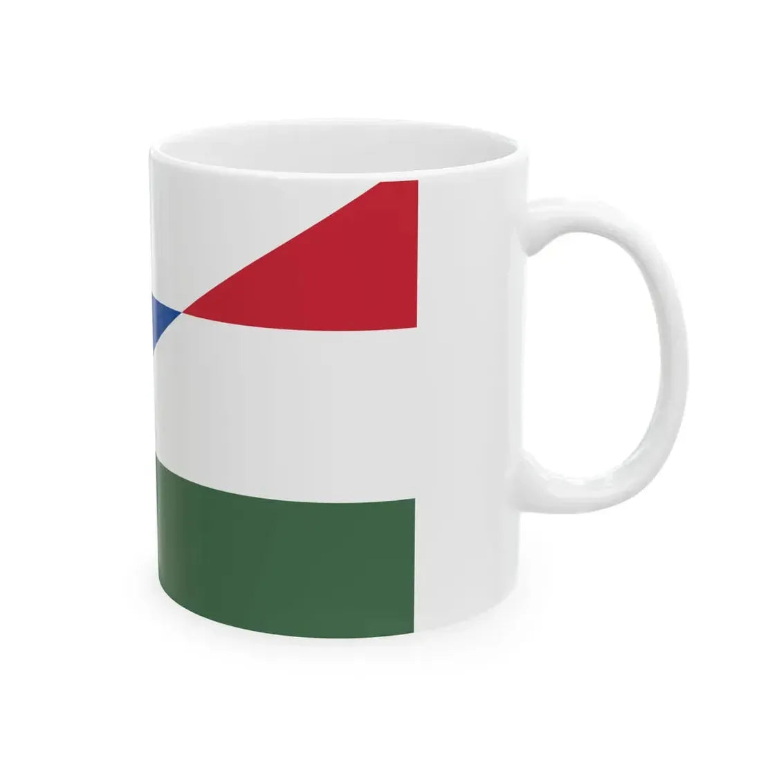 Flag of Slovakia and Hungary (Hungary) White Coffee Mug - Go Mug Yourself